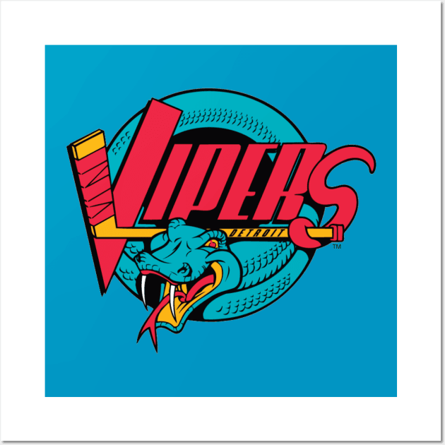 Detroit Vipers Wall Art by MindsparkCreative